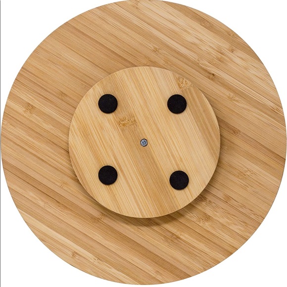 Boston Warehouse Blue and White Lemons Lazy Susan, 12 inch - Picture 4 of 4